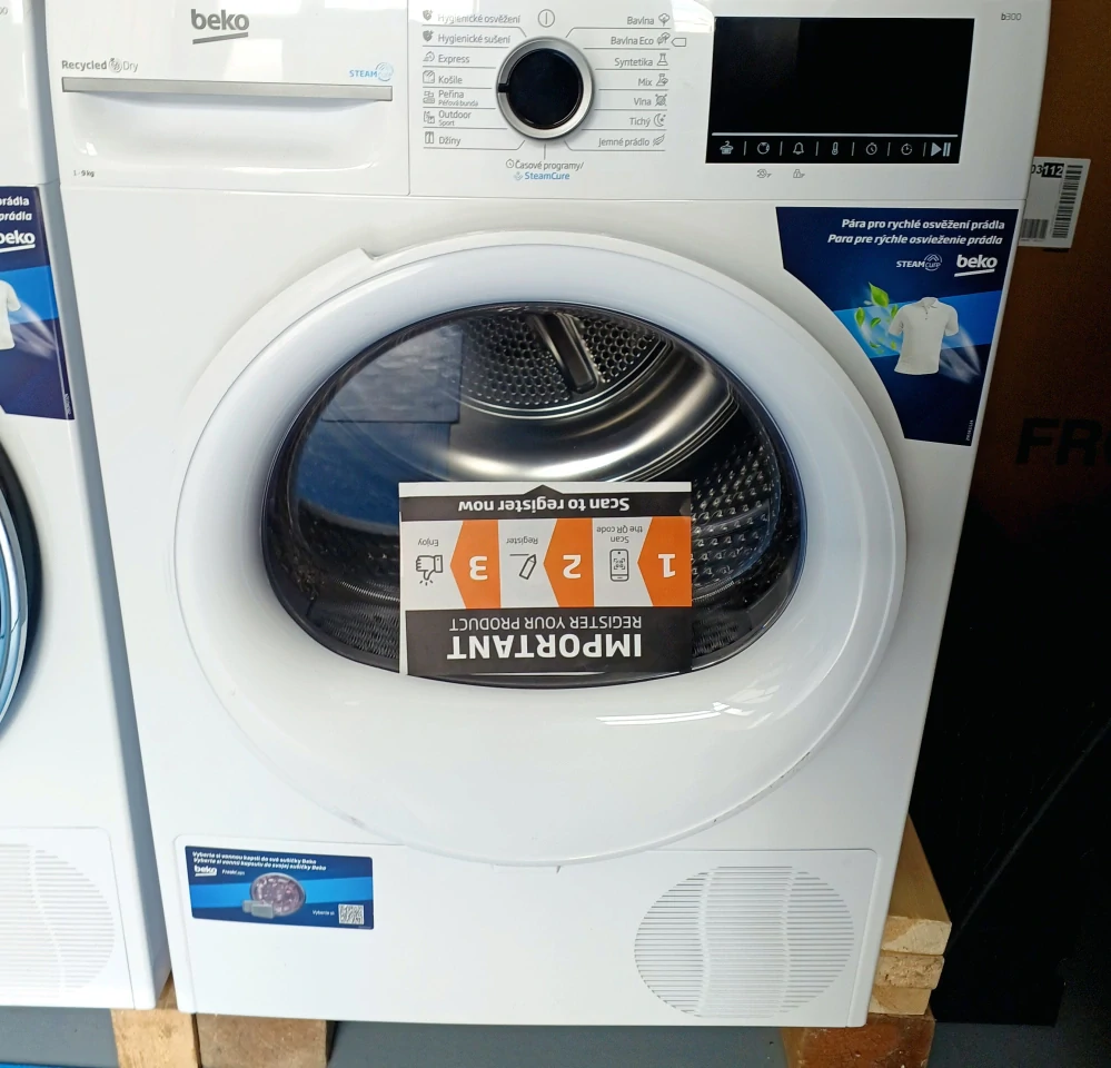 Sušička Beko 9 kg, ZÁRUKA BM3T4924WW