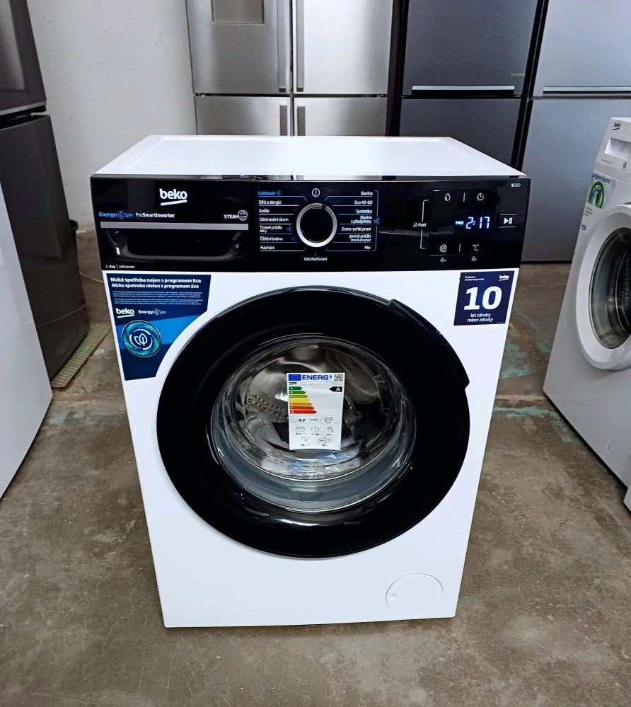 Pračka Beko 8 kg 1400 ot. ZÁRUKA BM3WFU3841WBB Běžná cena .... 11.000 Kč