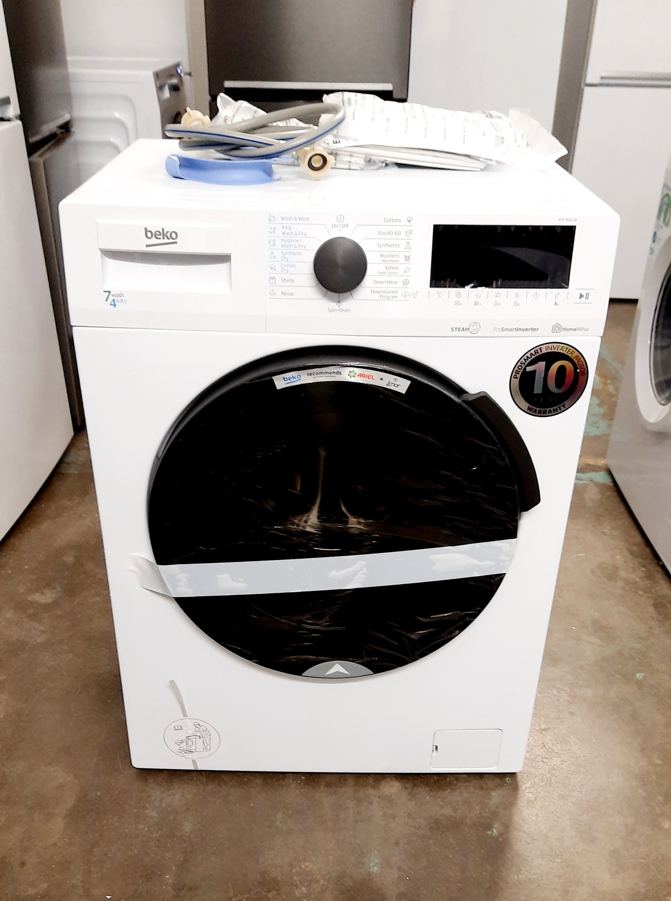 Pračka+sušička Beko 7 kg    Počet otáček: 1200 ot./min