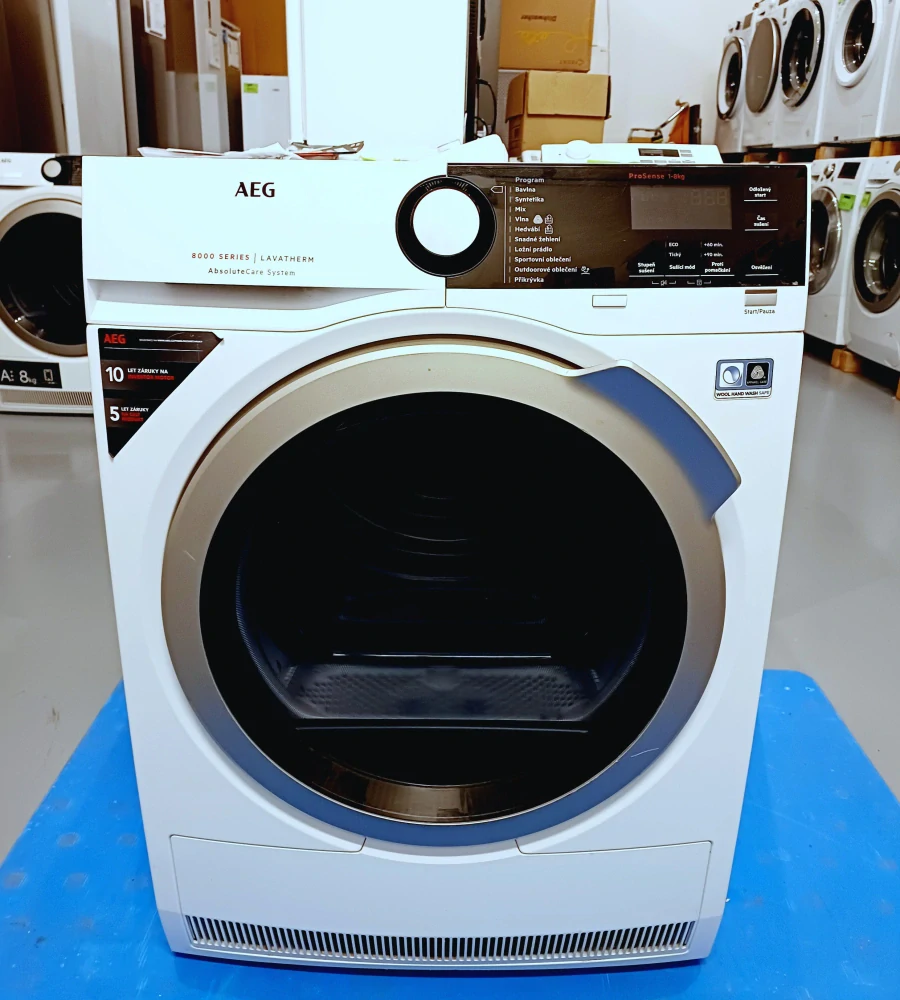 Sušička AEG A+++ 8 Kg, ZÁRUKA T8DBE48SC