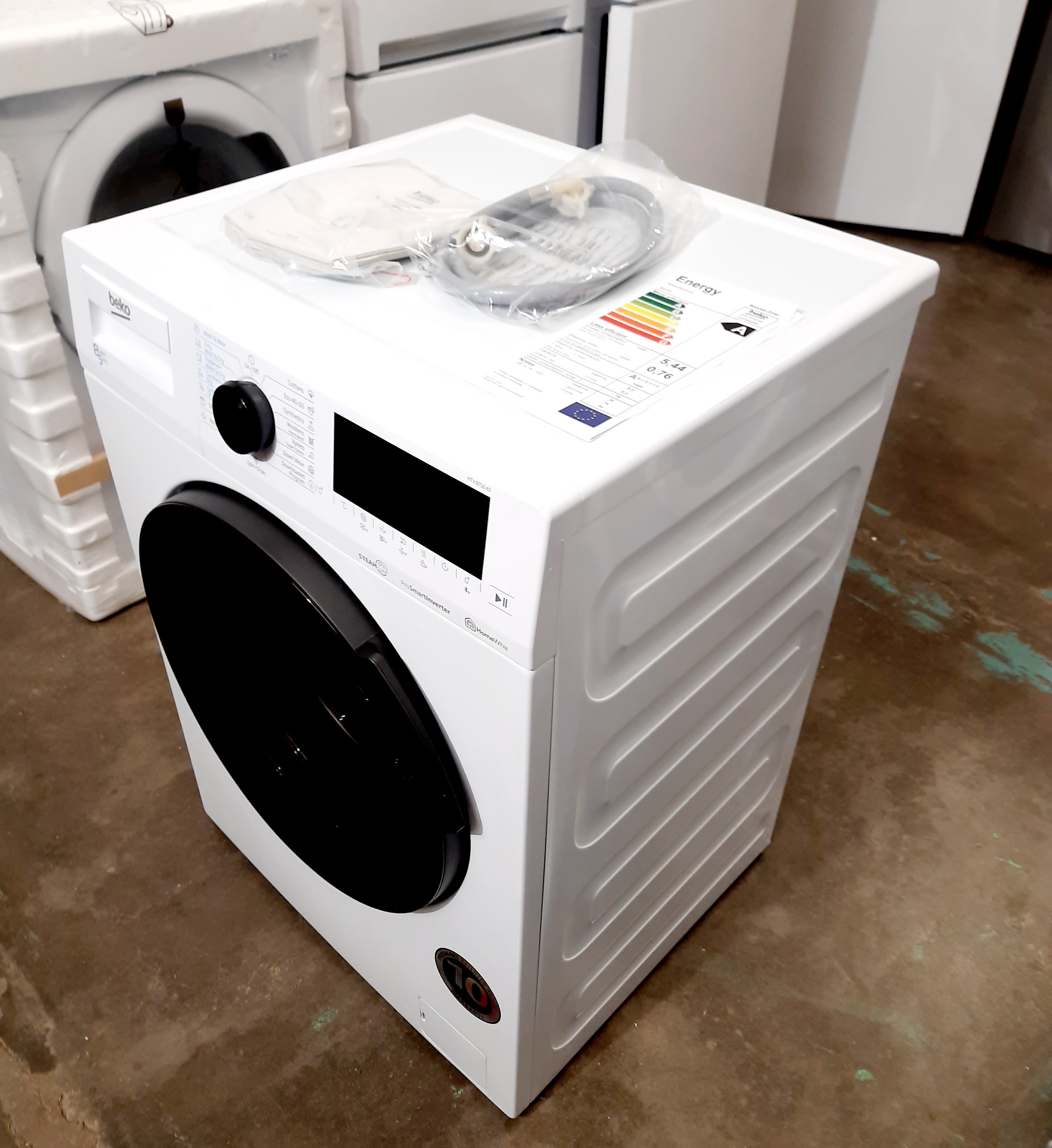 Pračka+sušička BEKO 8 kg HTV8716X0 1400 ot/min. ZÁRUKA