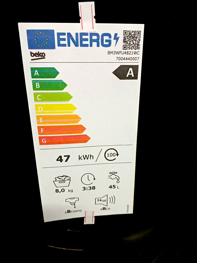 Pračka BEKO 8 kg, 1200 ot. ZÁRUKA  BM3WFU4821WC