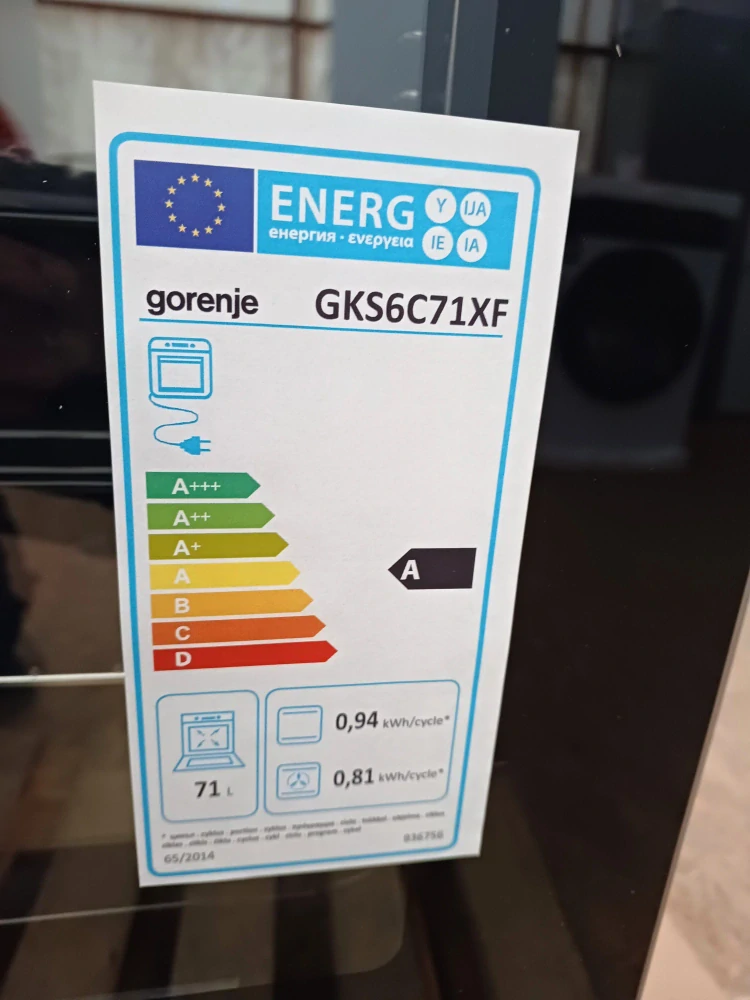 Kombinovaný sporák Gorenje 60 cm,ZÁRUKA GKS6C71XF