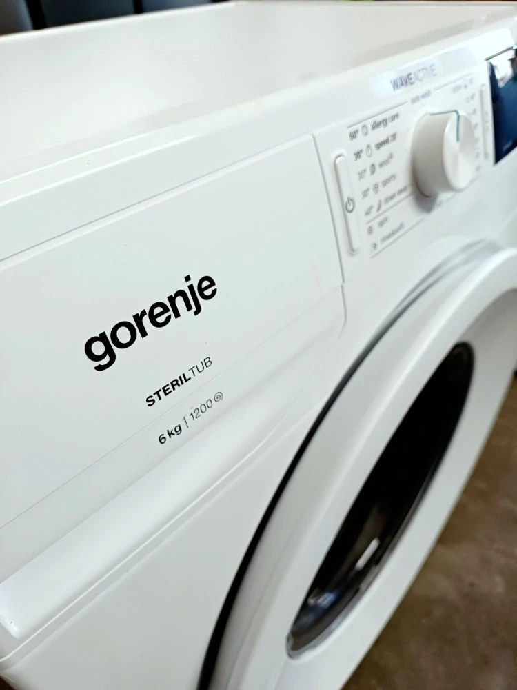 Pračka Gorenje 6 kg 1200 ot. slim, ZÁRUKA