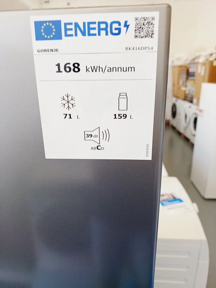 Lednice Gorenje, ZÁRUKA RK416DPS4
