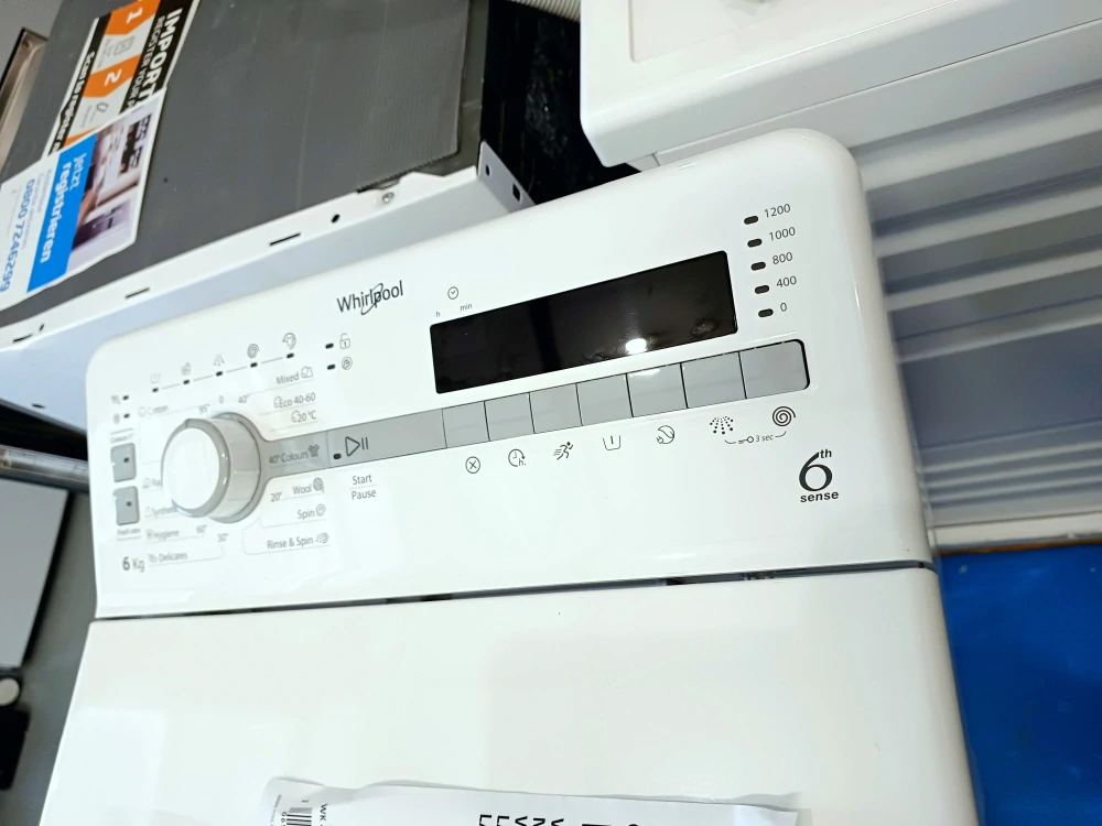 Pračka WHIRLPOOL 6 kg, 1200 ot. ZÁRUKA