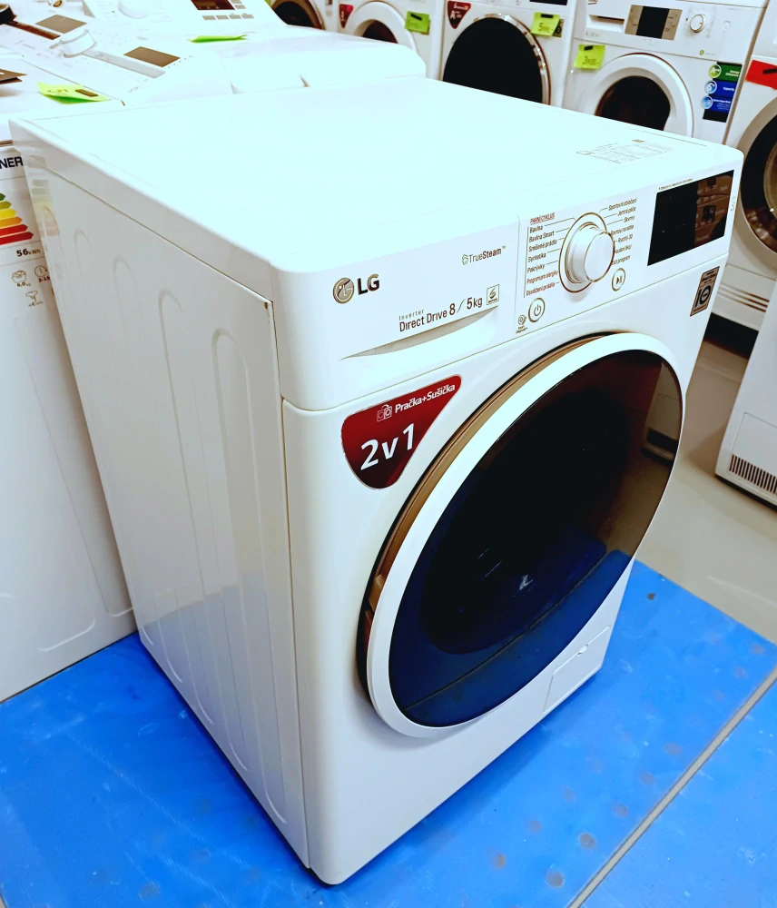 Pračka+sušička LG 8 Kg, 1400 ot. ZÁRUKA