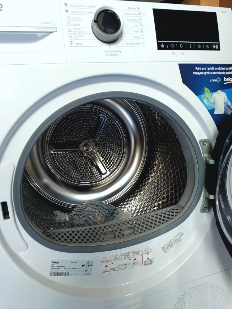 Sušička Beko 9 kg, ZÁRUKA BM3T4924WW