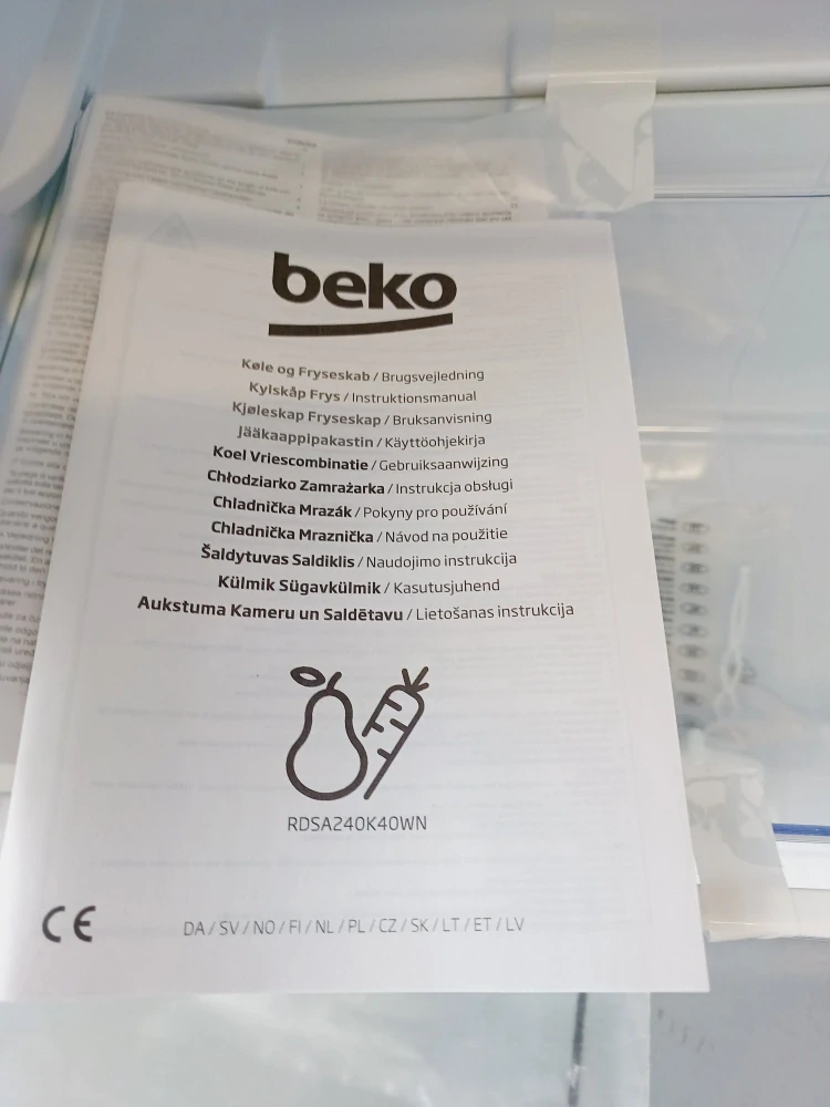 Lednice BEKO A++ RDSA240K40WN