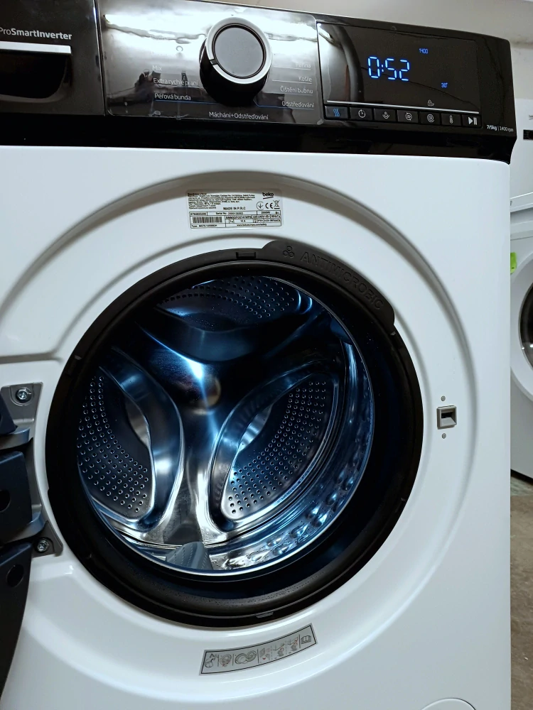 Pračka+sušička Beko 7 kg, ZÁRUKA Počet otáček: 1400 ot./min 