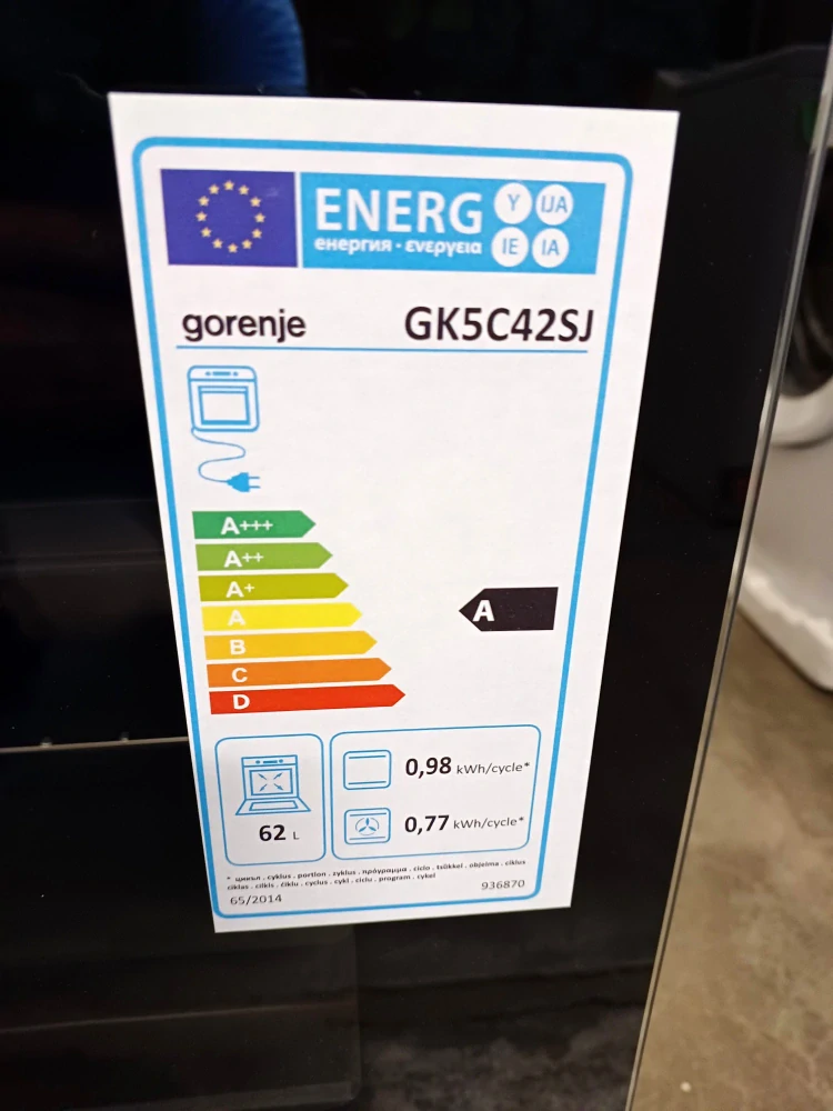 Kombinovaný sporák Gorenje 50 cm, ZÁRUKA GK5C42SJ