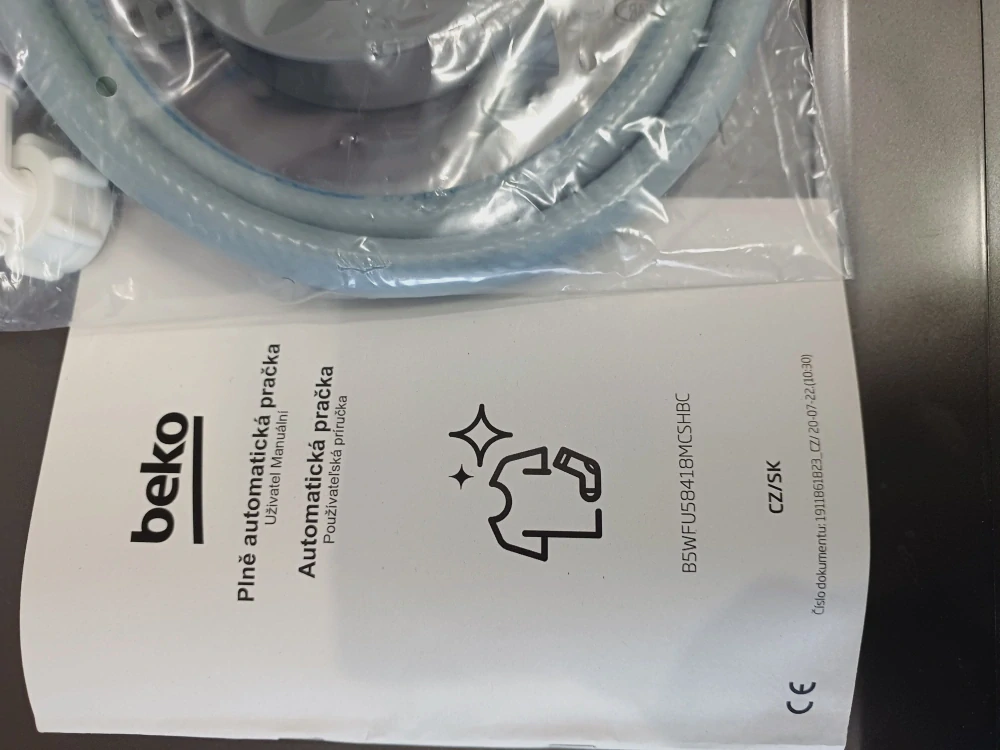 Pračka Beko 8 kg 1400 ot. ZÁRUKA B5WFU58418MCSHBC